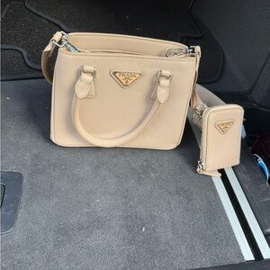 Prada Tan Leather Women's Bag